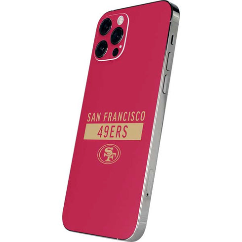 NFL San Francisco 49ers Red Performance Series iPhone 12 Pro Max Skin